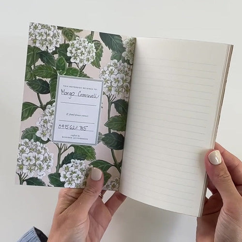 Pocket Notebook Lined | Hydrangea