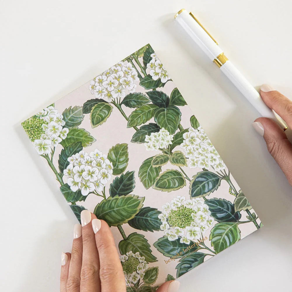 Pocket Notebook Lined | Hydrangea
